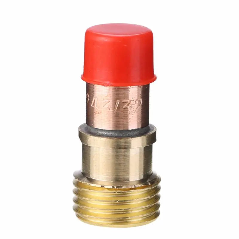 7pcs TIG Welding Torch Stubby Gas Lens #10 Heat Resistant Cup Contact Tips Kit For WP-17/WP18 WP26 Tool Parts Pyrex Glass Cup