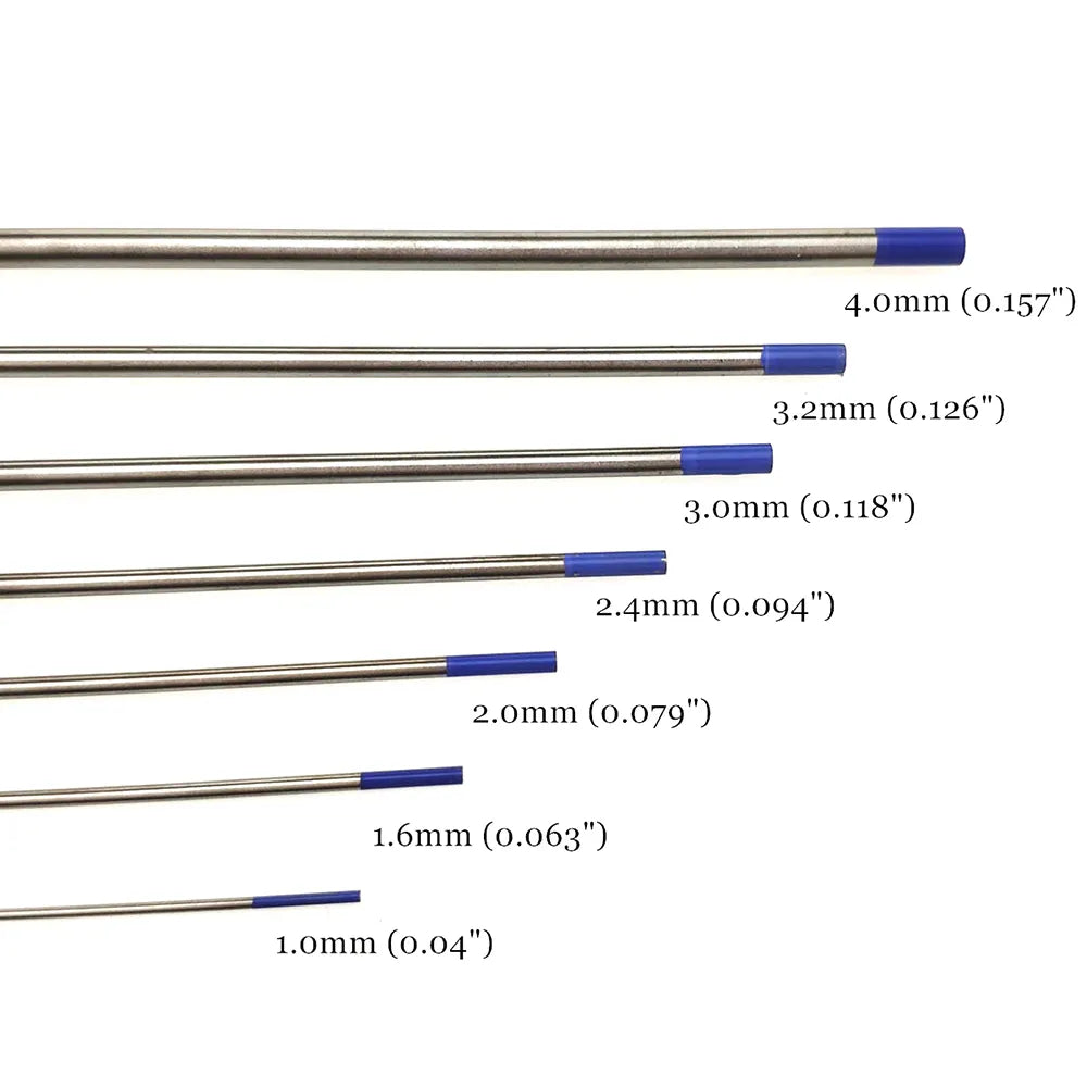 Professional Tungsten Electrodes Welding Rods 1.0 1.6 2.0 2.4 3.0 3.2 4.0mm WT20 WC20 WL20 WL15 WZ8 WP WY20 WR20 for TIG Welder