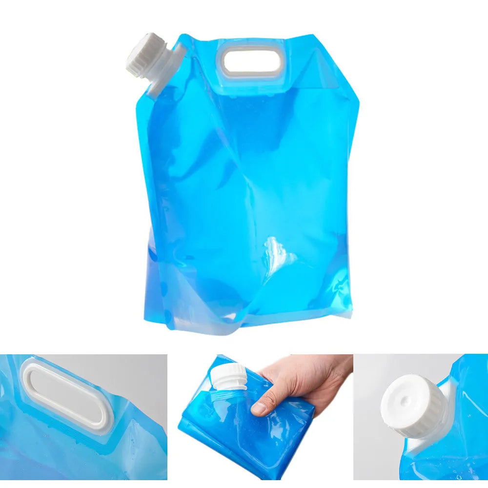 5L/10L Big Capacity Outdoor Water Bag Foldable Portable Water Container