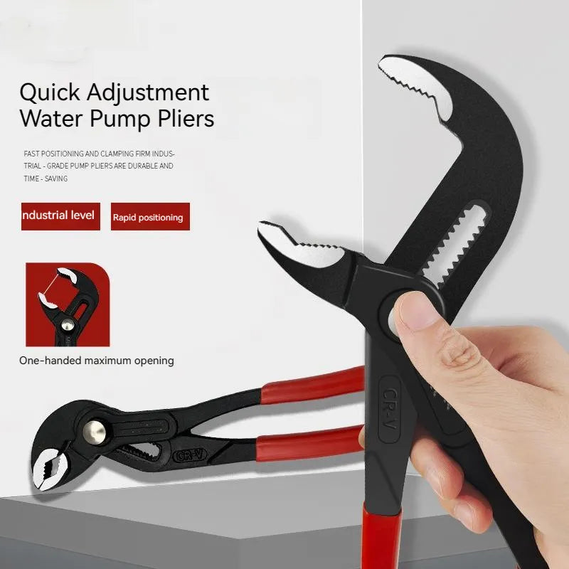 7/10/12 In Water Pump Pliers Multifunctional Universal Plumbing Pliers Adjustable Open Pipe Pliers Home Maintenance Tool