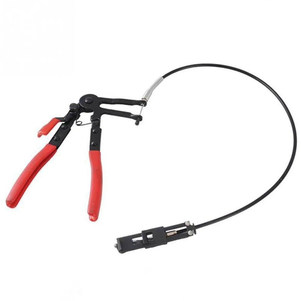 Clamping Pliers Bendable Hose Clamps Cable Type Flex Cable Long Auto Hose Clamps Straight Hose Bundle Removal Auto Repair Tools