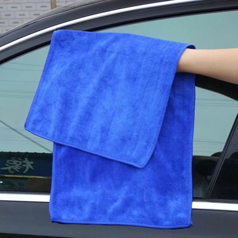 1-20Pcs Microfiber Towels Car Wash Drying Cloth Towel Household