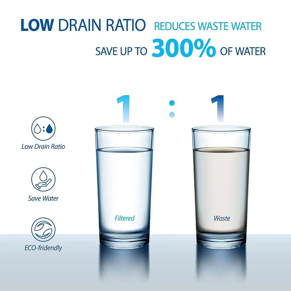 APEC Water Systems ROES-100 Essence Series Top Tier 5-Stage Certified Ultra Safe Reverse Osmosis Drinking Water Filter System