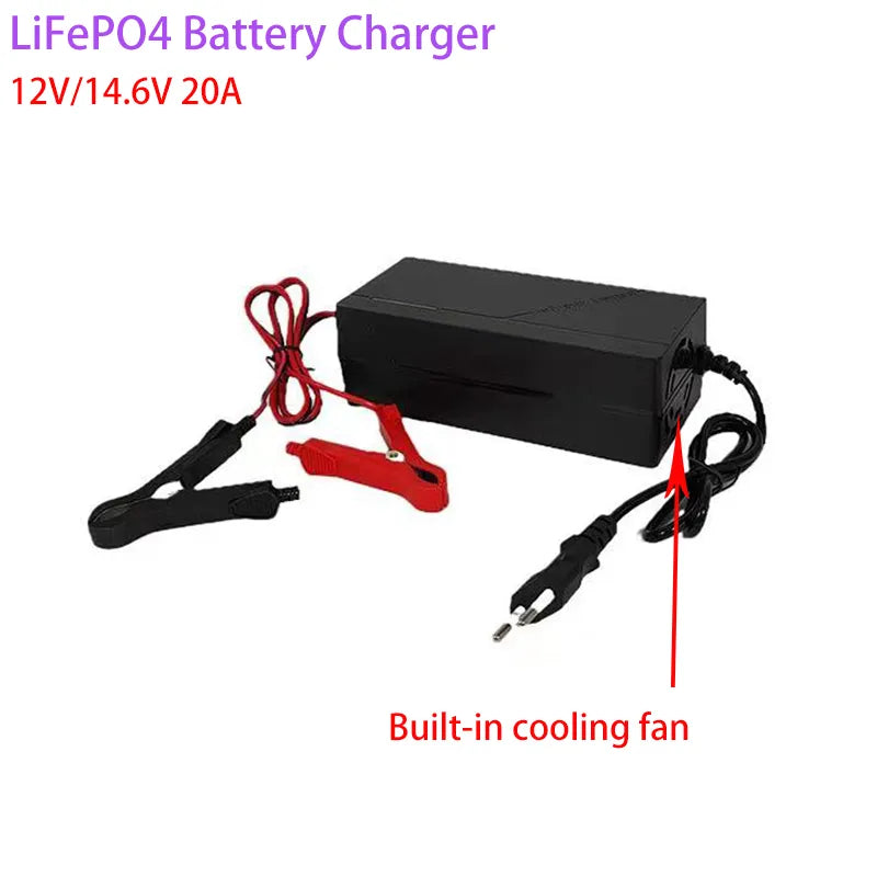 12V LiFePO4 battery  180Ah lithium iron phosphate battery  built-in BMS suitable for camping  RV waterproof golf  electric boat