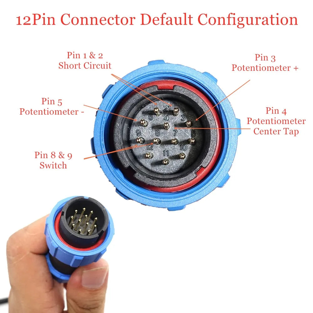 TIG Welding Foot Pedal Remote Current Controller 12pin Air Socket 3.2M Long Cable of TIG Pulse AC DC Inverter Welding Machine