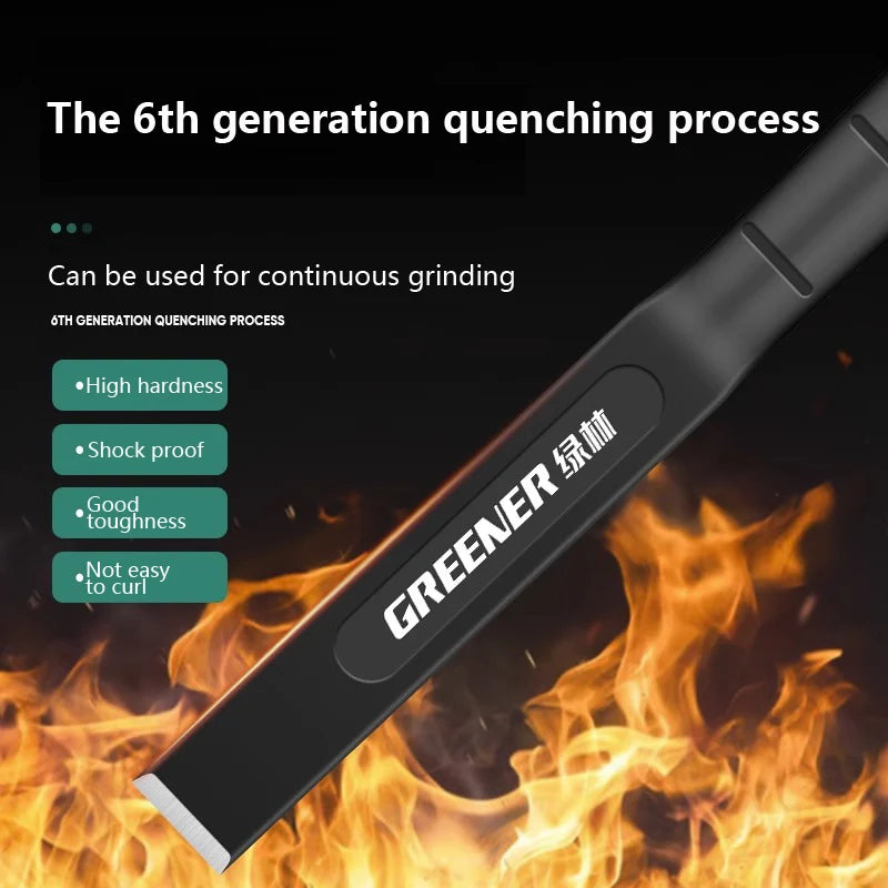 GrenPRO Chisel Concrete Tool Chisel Head Cement Stone Splitter Chrome Vanadium Steel Masonry Chisel Flat Shovel Wood Processing