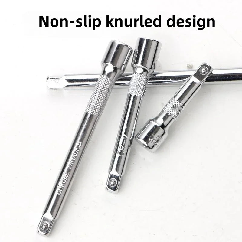 Socket Ratchet Wrench Extension Bar 1/4" 50/75/100/150mm Ratchet Wrench Socket Extender Hand Adjustment Hand Tools