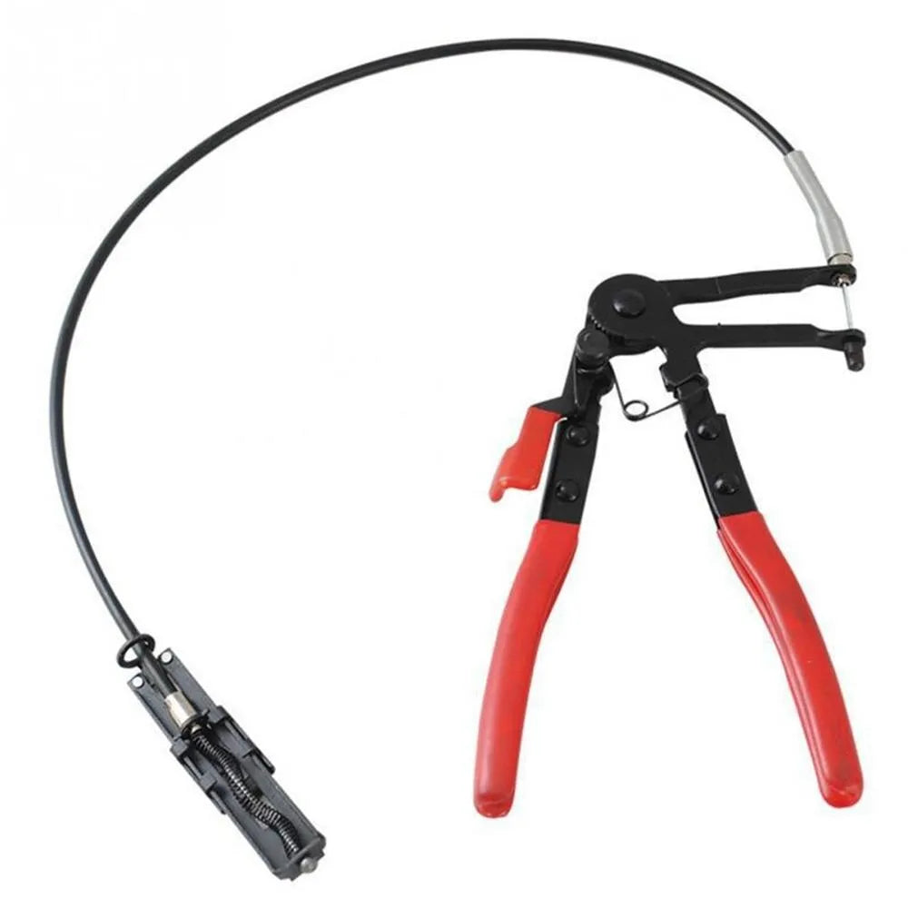 Clamping Pliers Bendable Hose Clamps Cable Type Flex Cable Long Auto Hose Clamps Straight Hose Bundle Removal Auto Repair Tools