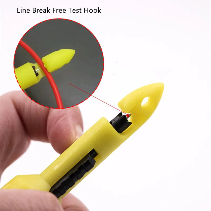 Insulation Wire Piercing Puncture Probe Test Hook Clip with 2mm/4mm Socket Automotive Car Repair