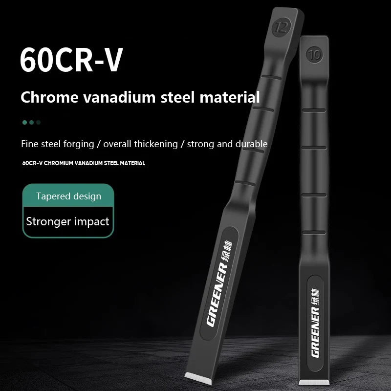 GrenPRO Chisel Concrete Tool Chisel Head Cement Stone Splitter Chrome Vanadium Steel Masonry Chisel Flat Shovel Wood Processing