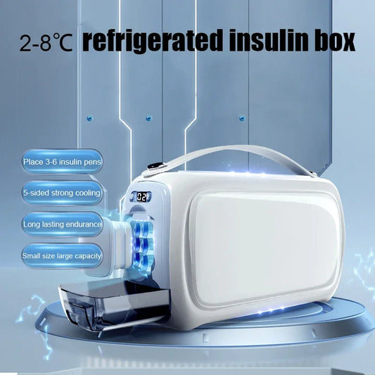 Insulin Refrigerated Box Portable Drug Storage Box Medicines Vaccines Interferon Refrigerated Containers Mini Refrigerator