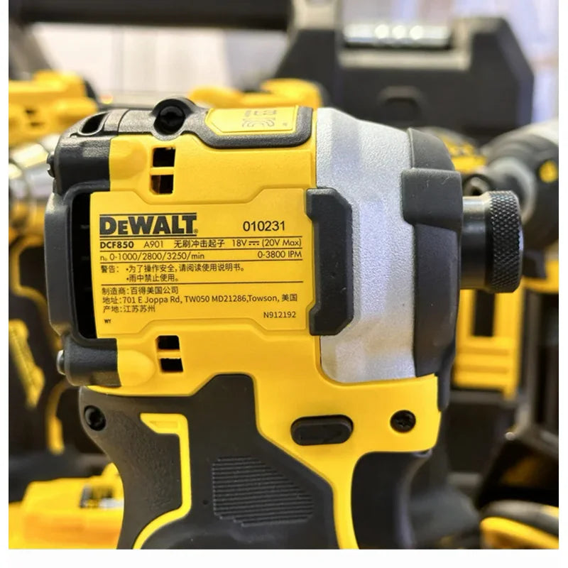 Dewalt DCF850 20V Impact Driver 3250RPM 205NM Brushless Rechargable Screwdriver Impact Drill Power Tools