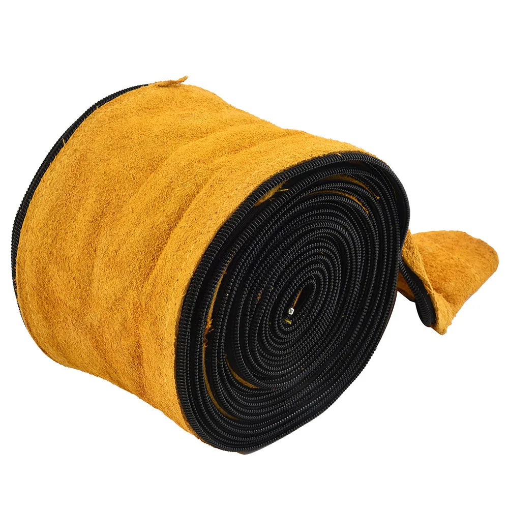 TIG Mig Torch Cable Hose Yellow Welding Cover 23\' Long 4\" Wide Accessories Cowhide Leather Equipment Metalworking