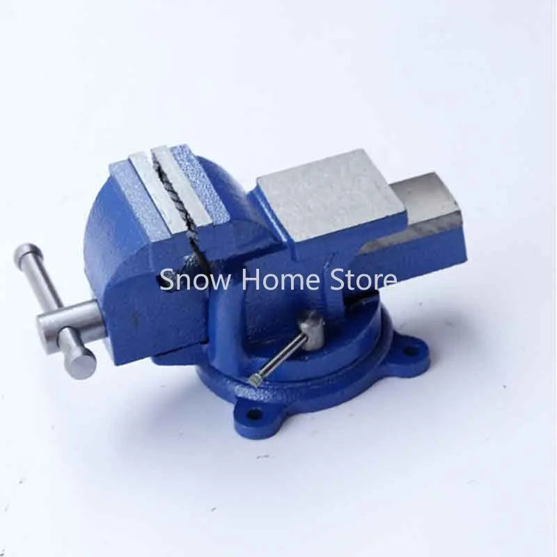 1pc Heavy Duty Bench Vise Household Vise Bench 5 Inch Small Bench Vice Clamp 360 Degree Rotation