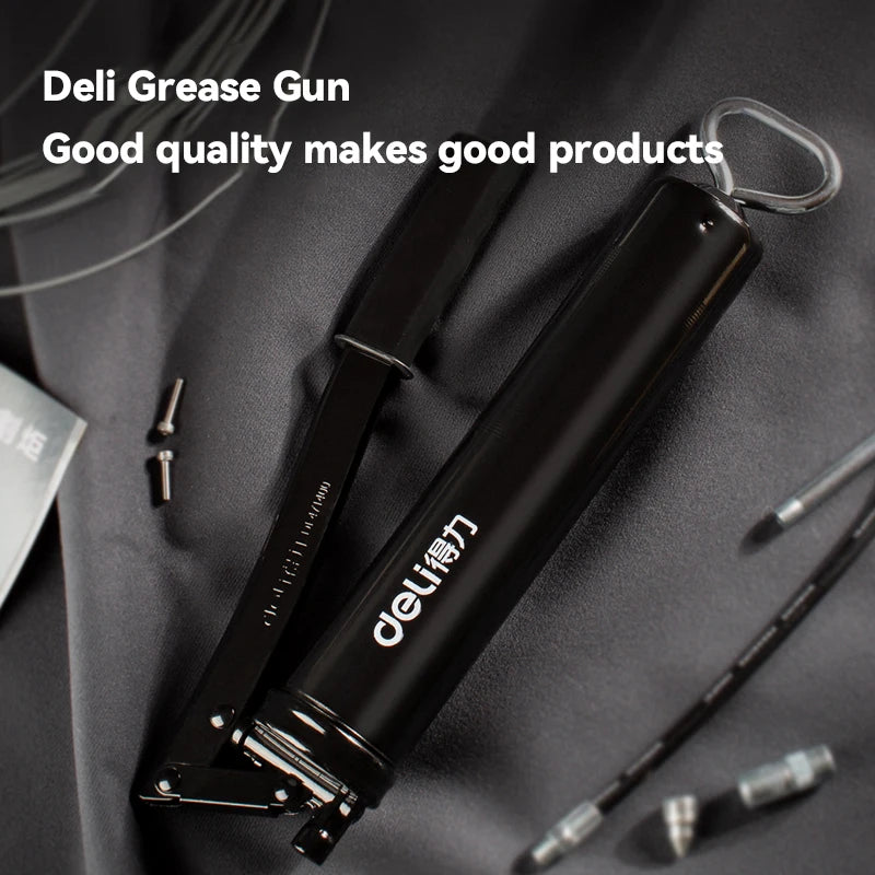 Deli 4500psi  Grease Gun Pistol Grip Heavy Duty Oil Grease For Cars Gunconstruction Machinery Fields