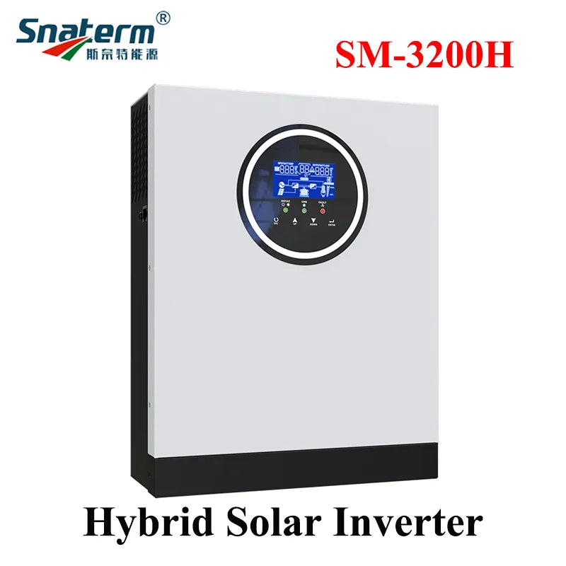 MPPT 3000W Solar PV Hybrid Power Inverter 24VDC TO 220VAC Pure Sine Wave output + 80A MPPT solar battery charger WIFI optional